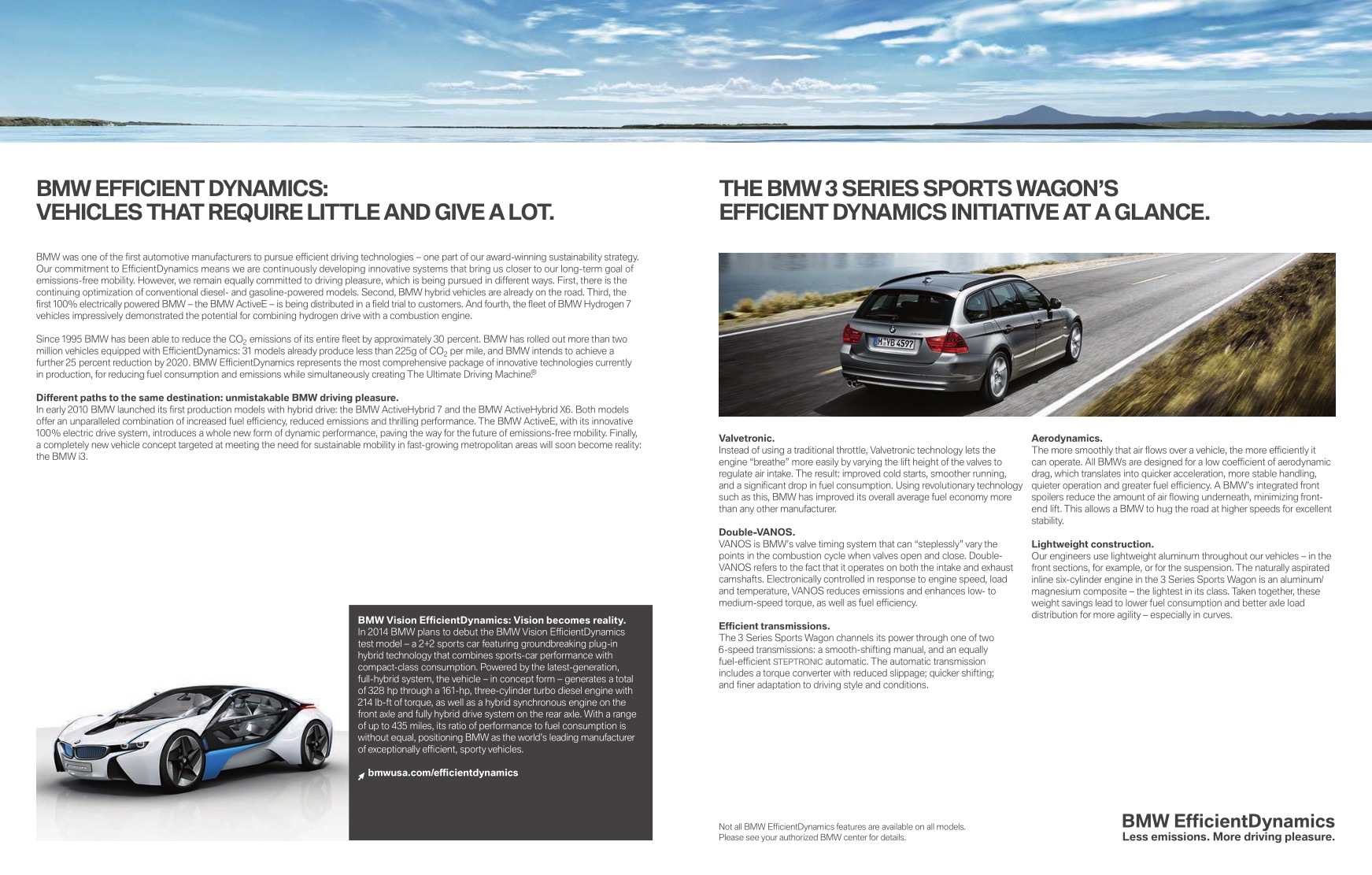 2012 BMW 3-Series Wagon Brochure Page 7